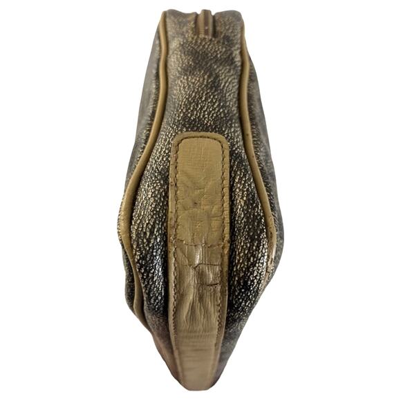 Vintage Yves Saint Laurent YSL Giraffe Print Zip Pouch Clutch Cosmetic Bag - Picture 4 of 9